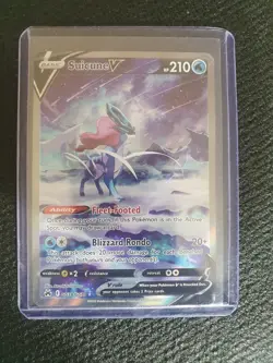 Pokemon TCG Suicune V Crown Zenith Full Art Ultra Rare Card GG38/GG70 - Image 1