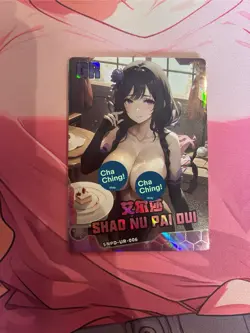 WAIFU Charm Of The Goddess GR Hit card. Sexy Anime Girl - Image 1