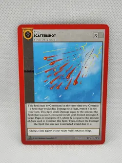 MetaZoo Scattershot 69/159 Cryptid Nation 2nd Edition Silver Spell Card NM - Image 1