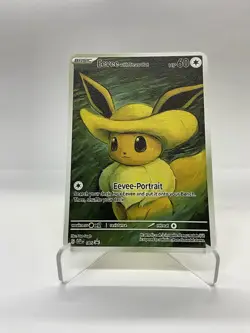 Eevee Van Gogh Gold Metal Christmas Pokemon Card-Collectible Gift Display！ - Image 2