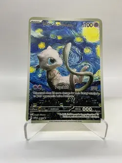 New hp100 Van Gogh Gold Metal Christmas Pokemon Card-Collectible Gift Display！ - Image 1