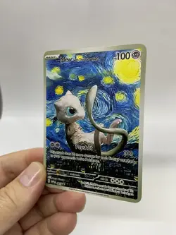 New hp100 Van Gogh Gold Metal Christmas Pokemon Card-Collectible Gift Display！ - Image 4