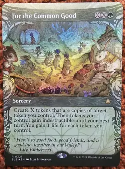 ✨For the Common Good✨ MTG | Bloomburrow | Showcase | Foil | NM/M | R 0321 - Image 1