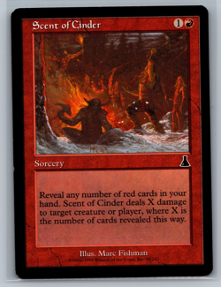 Magic MTG Urza's Destiny 4x Scent of Cinder #96/143 MTG TCG CCG Playset - Image 1