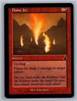Magic MTG Urza's Destiny 4x Flame Jet #81/143 MTG TCG CCG Playset - Image 1
