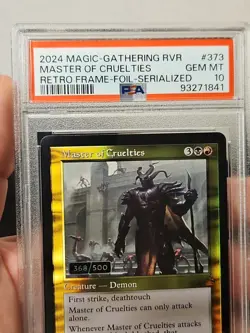 Magic MTG - Master Of Cruelties RVR #373 Serial 368/500 PSA 10 Ravnica - Image 3