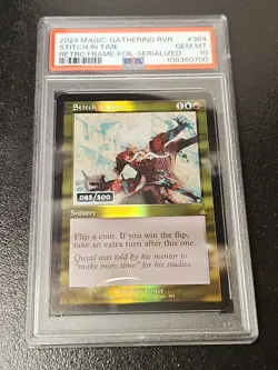 Magic MTG - Stitch In Time RVR #384 Serial 85/500 PSA 10 Ravnica - Image 1