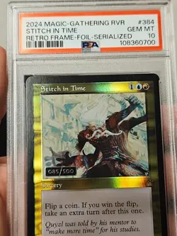 Magic MTG - Stitch In Time RVR #384 Serial 85/500 PSA 10 Ravnica - Image 3