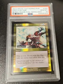 Magic MTG - Stitch In Time RVR #384 Serial 298/500 PSA 10 Ravnica - Image 1