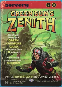 Green Sun's Zenith Special Guests NM Extended / Full Art CARD (519112) ABUGames - Image 1