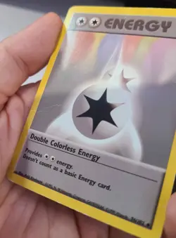 ❤ HP Double Colorless Energy 096/102 Pokemon Card - Image 4
