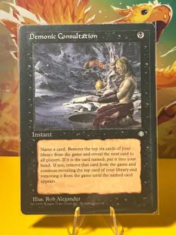 Demonic Consultation MTG - Image 1