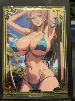 Goddess Story Nami Double Sided Gold Metal Card 193/200 - Image 1
