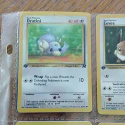 Pokemon TCG 18-Card Lot Team Rocket & Jungle WOTC English Abra Eevee - Image 2