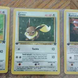 Pokemon TCG 18-Card Lot Team Rocket & Jungle WOTC English Abra Eevee - Image 3