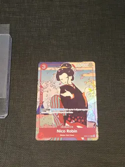 Nico Robin One Piece Card Game English 1st Anniversary Set OP01-017 Promo - Image 1