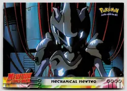 Mechanical Mewtwo #6 Topps The First Movie Trading Cards Pokemon LP - Image 1