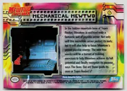 Mechanical Mewtwo #6 Topps The First Movie Trading Cards Pokemon LP - Image 2