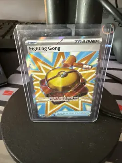 Pokemon Card Trainer Item Fighting Gong Full Art Ultra Rare 168/132 - NM - Image 1