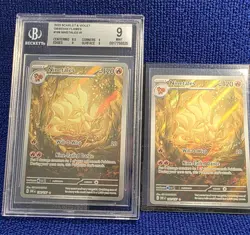 2023 Ninetales 199/197 Scarlet Violet Obsidian Flames. 2 Cards - Image 1