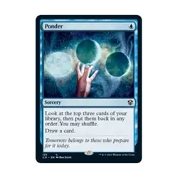 WOTC MtG Commander 2021 Ponder (C) NM - Image 1