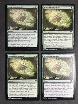Malevolent Rumble - Modern Horizons 3 (MH3) x4 (Playset) LP MTG Magic - Image 1
