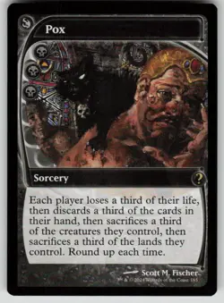 Pox (Future Sight) Rare Mystery Booster 2 185 MTG Near Mint 2024 - Image 1