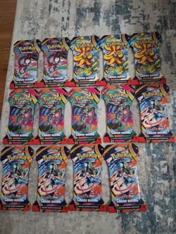 Pokemon Tcg Chaos Rising Sleeved Booster Packs ( Lot Of 14) Factory Sealed - Image 1