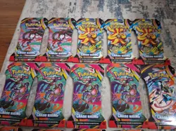 Pokemon Tcg Chaos Rising Sleeved Booster Packs ( Lot Of 14) Factory Sealed - Image 3