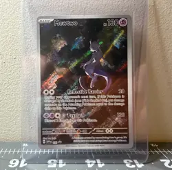 2023 Mewtwo SVP 052 Scarlet Violet 151 Promo Illustration Rare Pokemon - Image 1