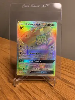 Pokemon Umbreon 154/149 Sm: base set English Holo secret Rare - Image 1