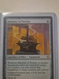 Hammer of Nazahn MTG Commander 2017 C17 Magic the Gathering Card 051/309 - Image 3