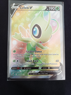 Pokemon TCG Celebi V Sword & Shield - Chilling Reign 160/198 Holo Full Art Ultra - Image 1