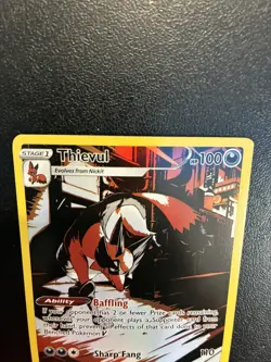 Thievul GG17/GG70 Holo Crown Zenith Galarian Gallery Pokemon - READ! - Image 3