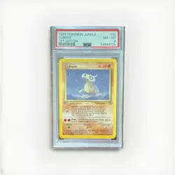 POKEMON TCG - 1999 JUNGLE CUBONE 1ST EDITION COMMON 50/64 PSA 8 - Image 1