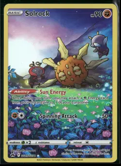 Solrock GG15/GG70 Holo Crown Zenith Galarian Gallery Pokemon NM - Image 1