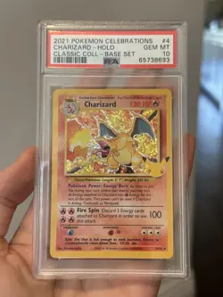 PSA 10 CHARIZARD HOLO - POKEMON CELEBRATIONS CLASSIC COLLECTION #4 2021 - Image 3