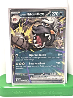 Arven's Mabosstiff ex 139/182 Sv10 Destined Rivals Holo Dble Rare Pokemon - Image 1
