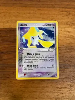 Pokemon Hidden Legends Jirachi 8/101 Holo NM - Image 1