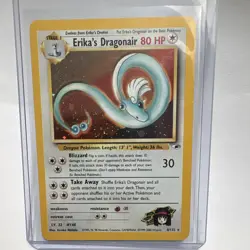 Erika's Dragonair 4/132 Gym Heroes Holo Rare Unlimited 80 HP English 2000 - Image 2