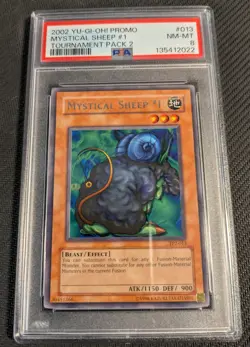 Yugioh Mystical Sheep #1 TP2-013 Rare PSA 8 NM-MT! - Image 1