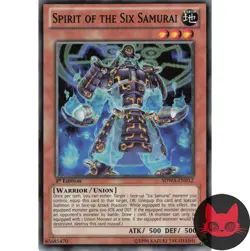 Yugioh Spirit of the Six Samurai SDWA-EN012 Common 1st Edition NM - Image 1