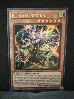 Elfnote Regina - YuGiOh! BLZD-EN014 Secret Rare 1st Ed NM - Image 1