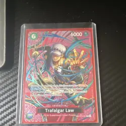 Bandai One Piece Card Game Trafalgar Law OP13-031 Alt Art Holo Rare 6000 - Image 1