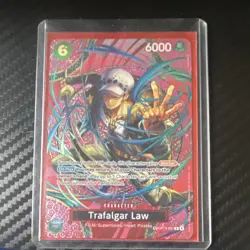 Bandai One Piece Card Game Trafalgar Law OP13-031 Alt Art Holo Rare 6000 - Image 3