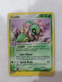 2003 Pokemon Ex Sandstorm #3 Cradily-Holo Sandstorm - Image 1