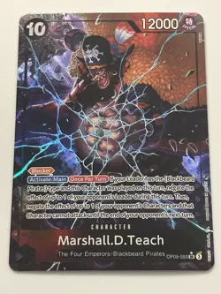 Marshall D. Teach Alt Art OP09-093 One Piece Tcg - Image 1