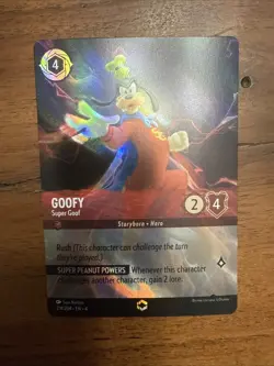 Enchanted Disney Lorcana Ursula's Return Goofy Super Goof 214/204 Enchanted Foil - Image 1