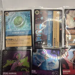 LOT X21 Disney Lorcana TCG Mixed Holo- Cold Foil Lot- Rare/Super Rare Mint Lot - Image 2