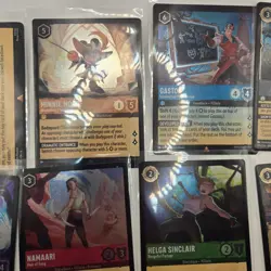 LOT X21 Disney Lorcana TCG Mixed Holo- Cold Foil Lot- Rare/Super Rare Mint Lot - Image 3